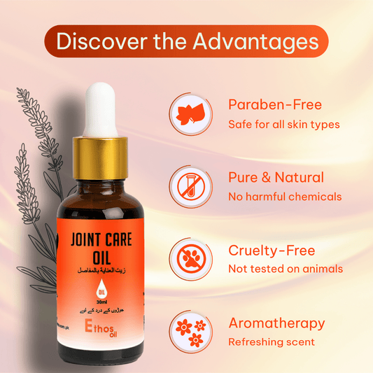 Joint Care Oil | 30ml | Ease Stiff Joints - Ethos Wellness