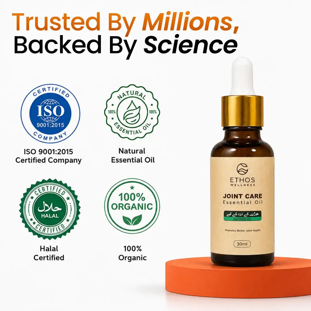Joint Care Oil - Ease Stiff Joints | 30ml - Ethos Wellness