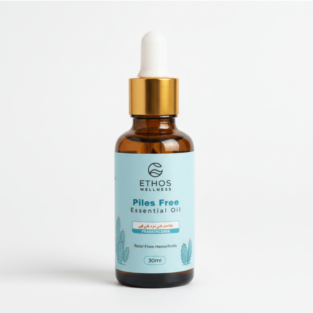 Piles Free Essential Oil | 30ml | Natural Relief from Pain, Itching & Swelling - Ethos Wellness