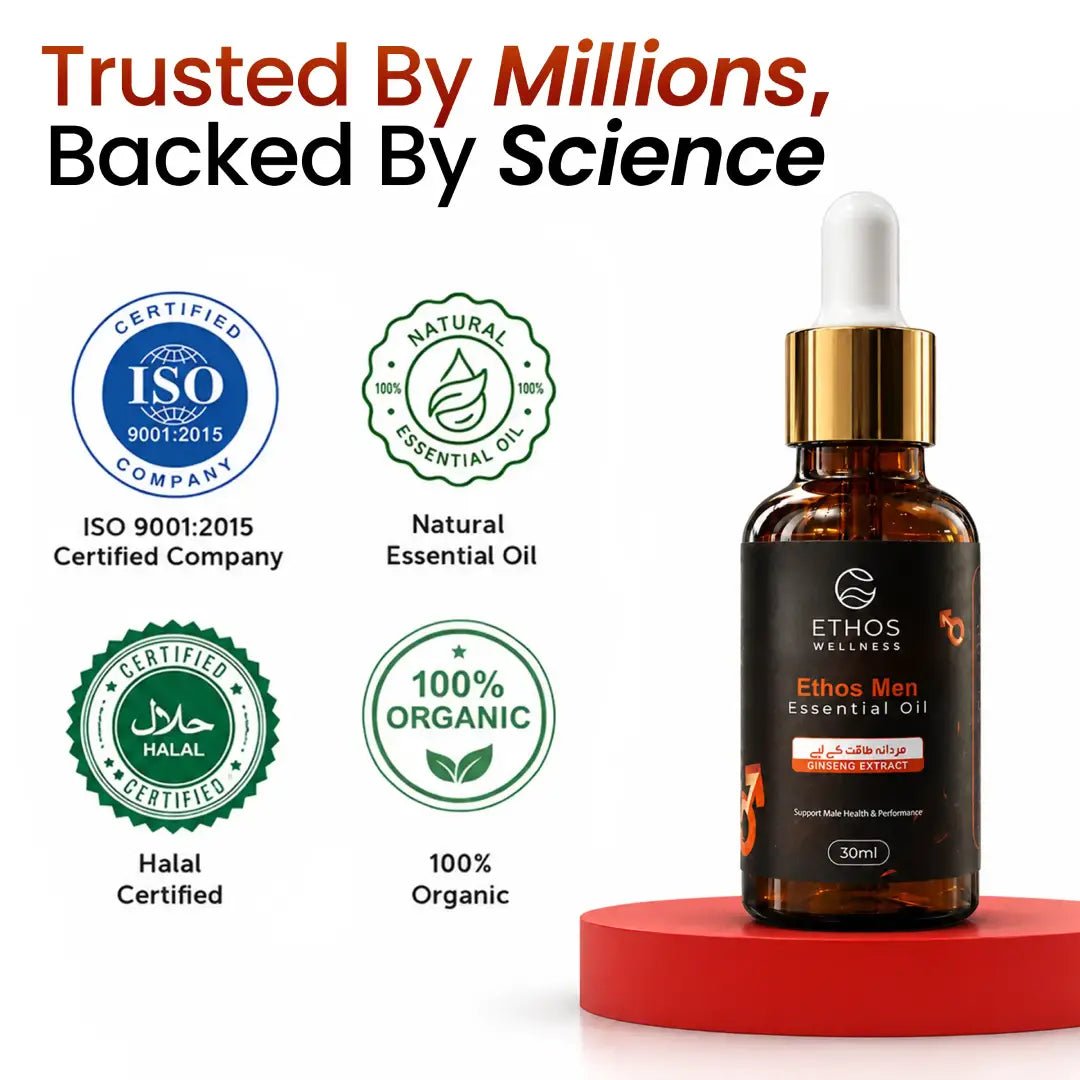Ethis Men Essential Oil is ISO and Halal Certitfied Products