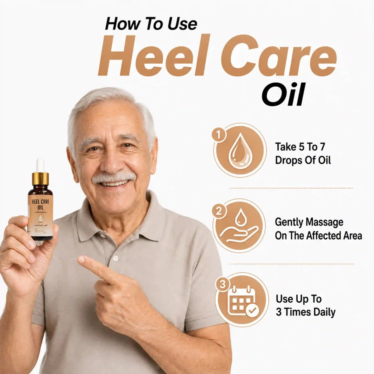 Heel Care Oil | 30ml | Foot Comfort at Best - Ethos Wellness