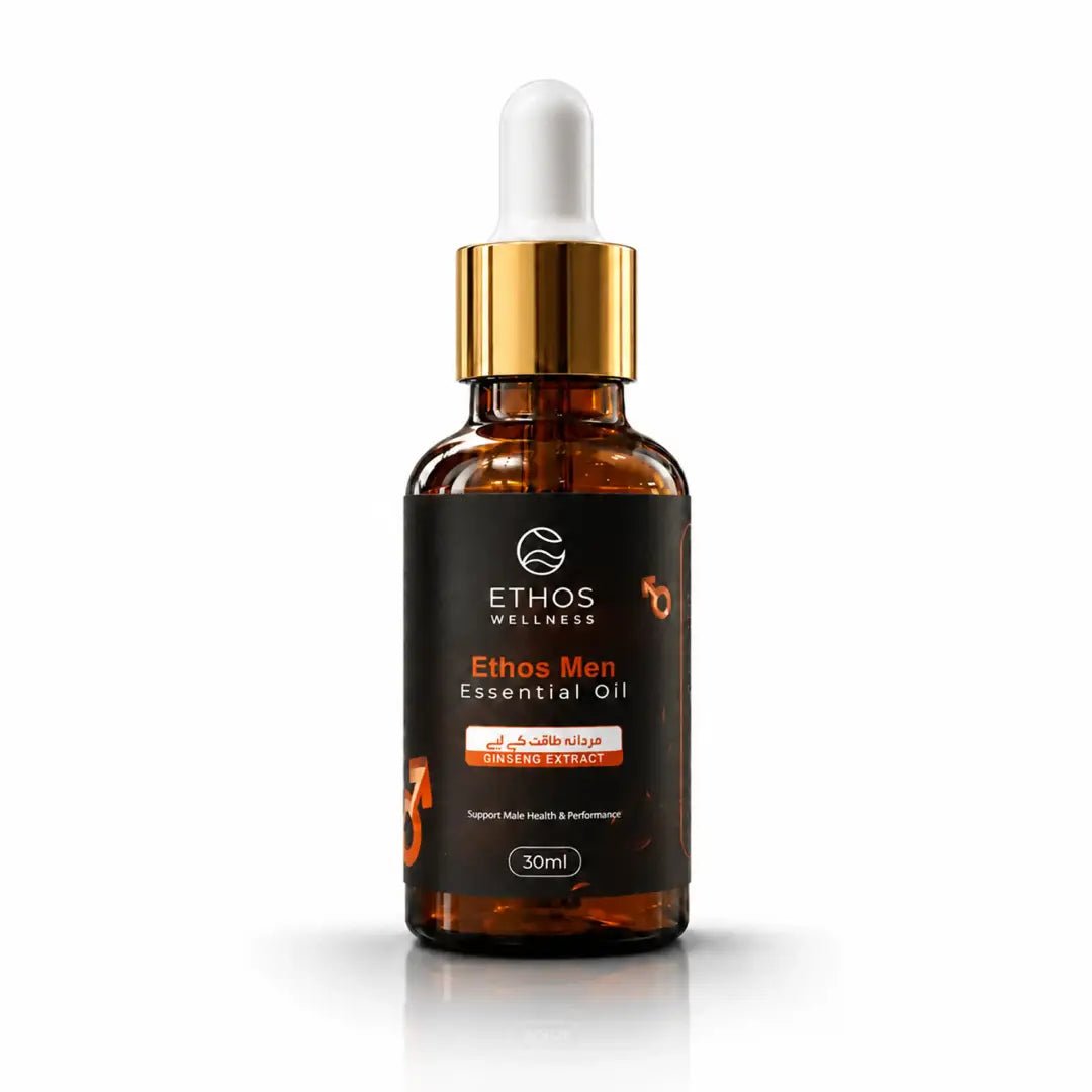 Ethos Wellness Men Essential Oil - For Power, Stamina, Energy & Vitality