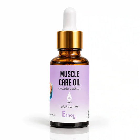 Muscle Care Oil | 30ml | Natural Relaxant for Muscles - Ethos Wellness