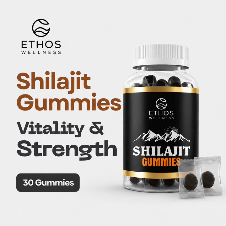 Shilajit Gummies | Natural Energy & Stamina Support - Ethos Wellness